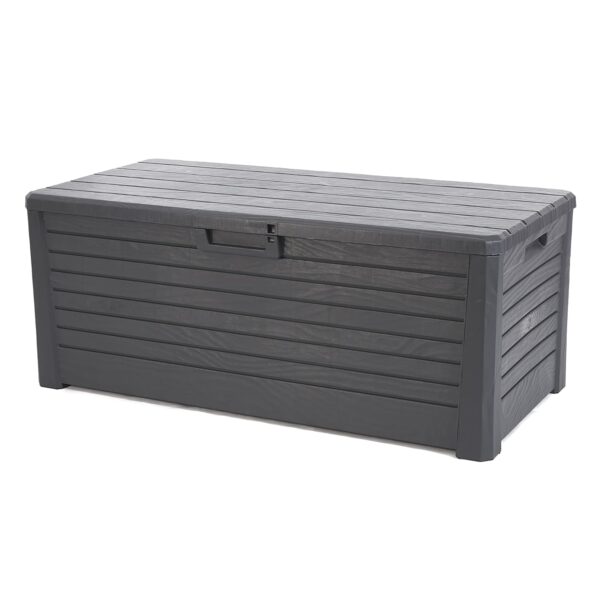 Toomax Florida Multifunctional Box 550L Anthracite Garden Furniture Storage Box, Weather Resistant Deck Box Cushion Box Garden Box 148 x 72 x 60 cm - Anthracite