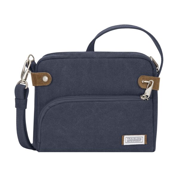 Travelon Anti-Theft Heritage Crossbody Bag, Indigo