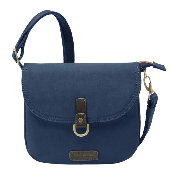 Travelon Women's Anti-Theft Courier Saddle Crossbody Cross Body Bag