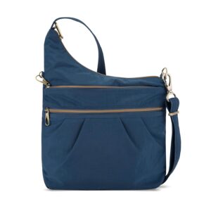 Travelon Women's Anti-Theft Signature 3 Compartment Crossbody Cross Body Bag, One Size