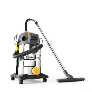 Vacmaster Wet & Dry Vacuum Cleaner 30L with Push Clean Filter. 240V L Class Industrial Dust Extractor. 1400W Motor, Power Take Off & HEPA 13 Filtration. For Commercial &...