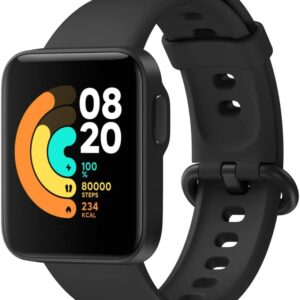 Xiaomi Mi Smart Watch Lite Black- 1.4 Inch Touch Screen, 5ATM Water Resistant, 9 Days Battery Life, GPS, 11 Sports Mode, Steps, Sleep and Heart Rate Monitor, Fitness Activity...