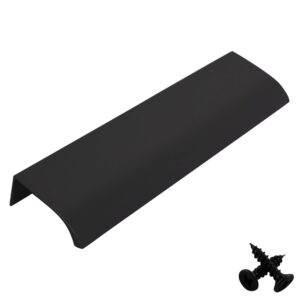 M4TEC Bar Kitchen Cabinet Door Handles Cupboards Drawers Bedroom Furniture Concealed Finger Edge Pull Handle for Wardrobe & Bedroom Cabinet Hardware Black. VD3 Series: 64 mm