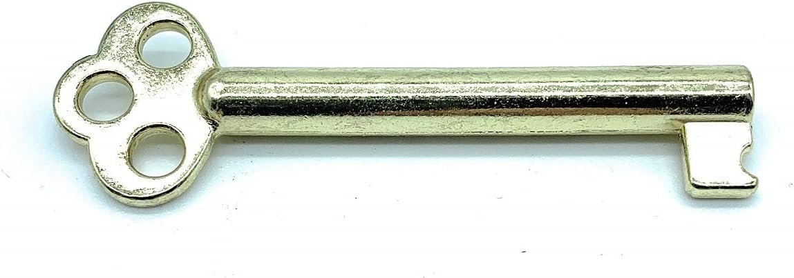 Merriway BH03583 Spare Keys For Wardrobe/Cupboard Lock, Brass, Pack of 2 Pieces