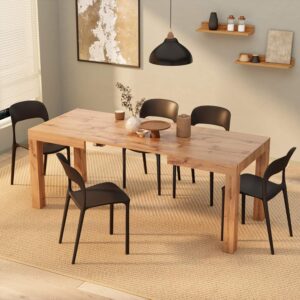 Mobili Fiver, First Extendable Table, 120(200) x80 cm, Rustic Oak, Made In Italy