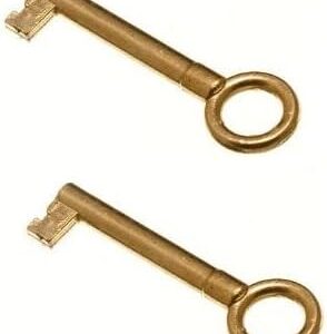 Spare Key For Wardrobe Cabinet Door Cupboard Lock Drawer Replacement Gold Home 2 piece