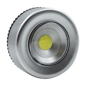 Uni-Com Wireless, Battery-Powered, Stick-On Push Lights for Cupboards, Lofts, Under Cabinets, Wardrobes & Drawers, 2 Pack
