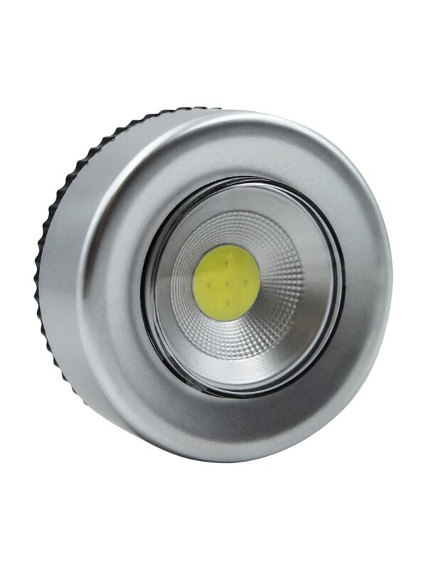 Uni-Com Wireless, Battery-Powered, Stick-On Push Lights for Cupboards, Lofts, Under Cabinets, Wardrobes & Drawers, 2 Pack