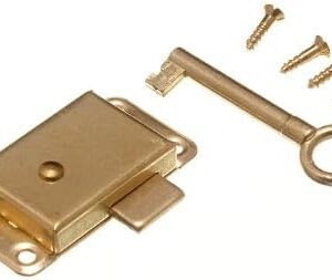 WARDROBE CUPBOARD DRAWER CABINET DOOR LOCK AND KEY 50MM WITH SCREWS by ONESTOPDIY