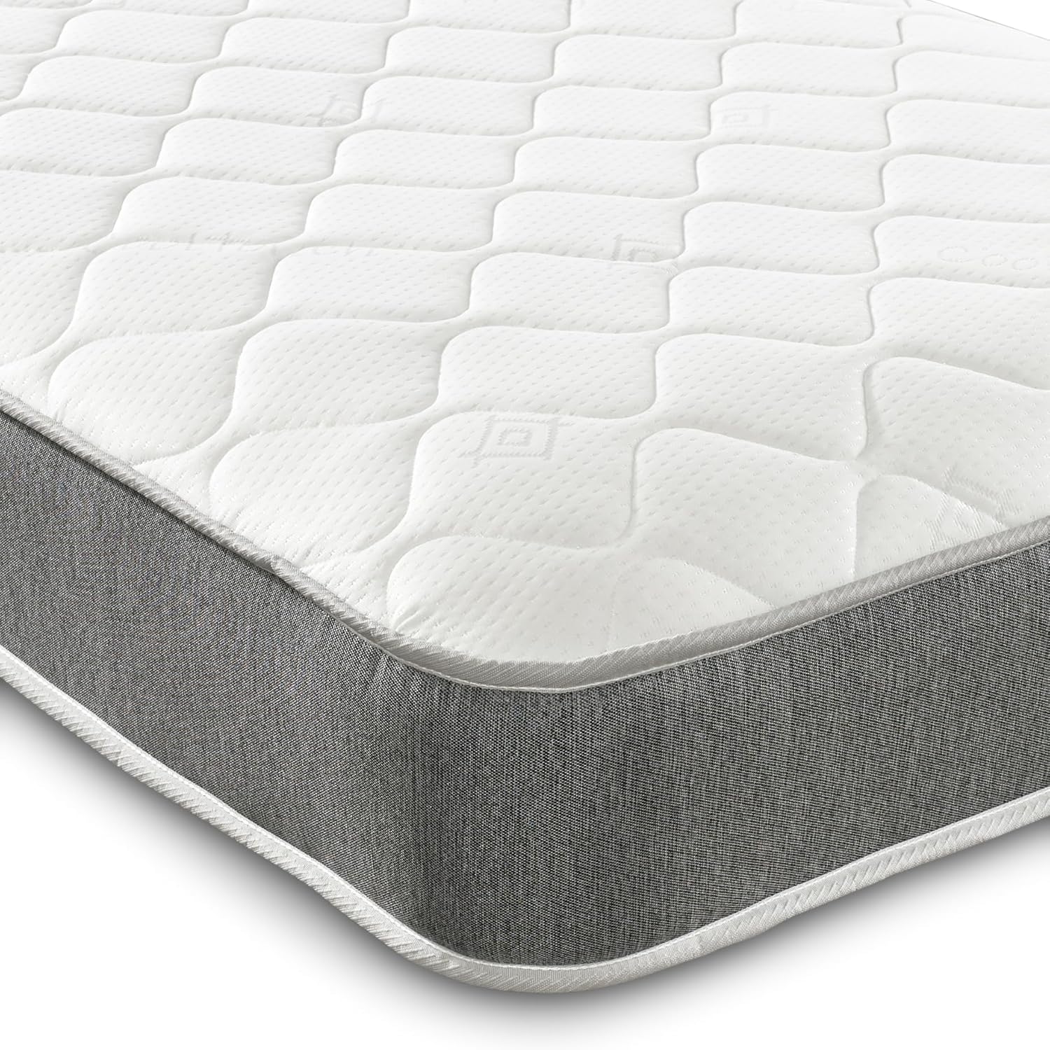 eXtreme comfort ltd Hybrid Grey Essentials Mattress | 3ft Single (90cm x 190cm) | Memory Foam & Bonnell Spring | Plush Feel | Cooltouch Plus Sleep Surface | 18cm Deep | Grey |...
