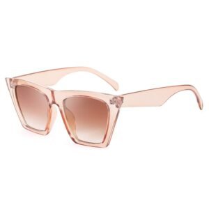 FEISEDY Cat Eye Sunglasses for Women - UV400 Protection Rerto Sqaure Cateye Womens Sun Glasses B2473
