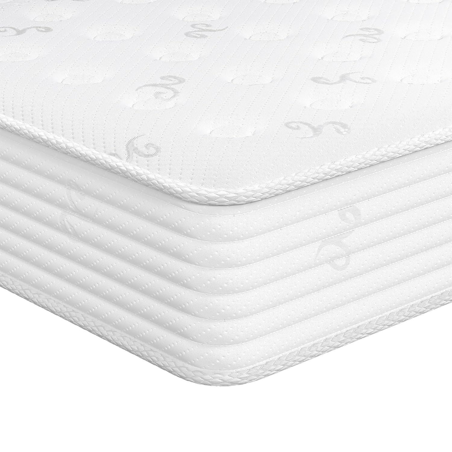 Good Nite Single Mattress Pocket Spring with Memory Foam Medium Firm Mattress Breathable Fabric Fire Resistant 8in Deep Single 90x190x20cm