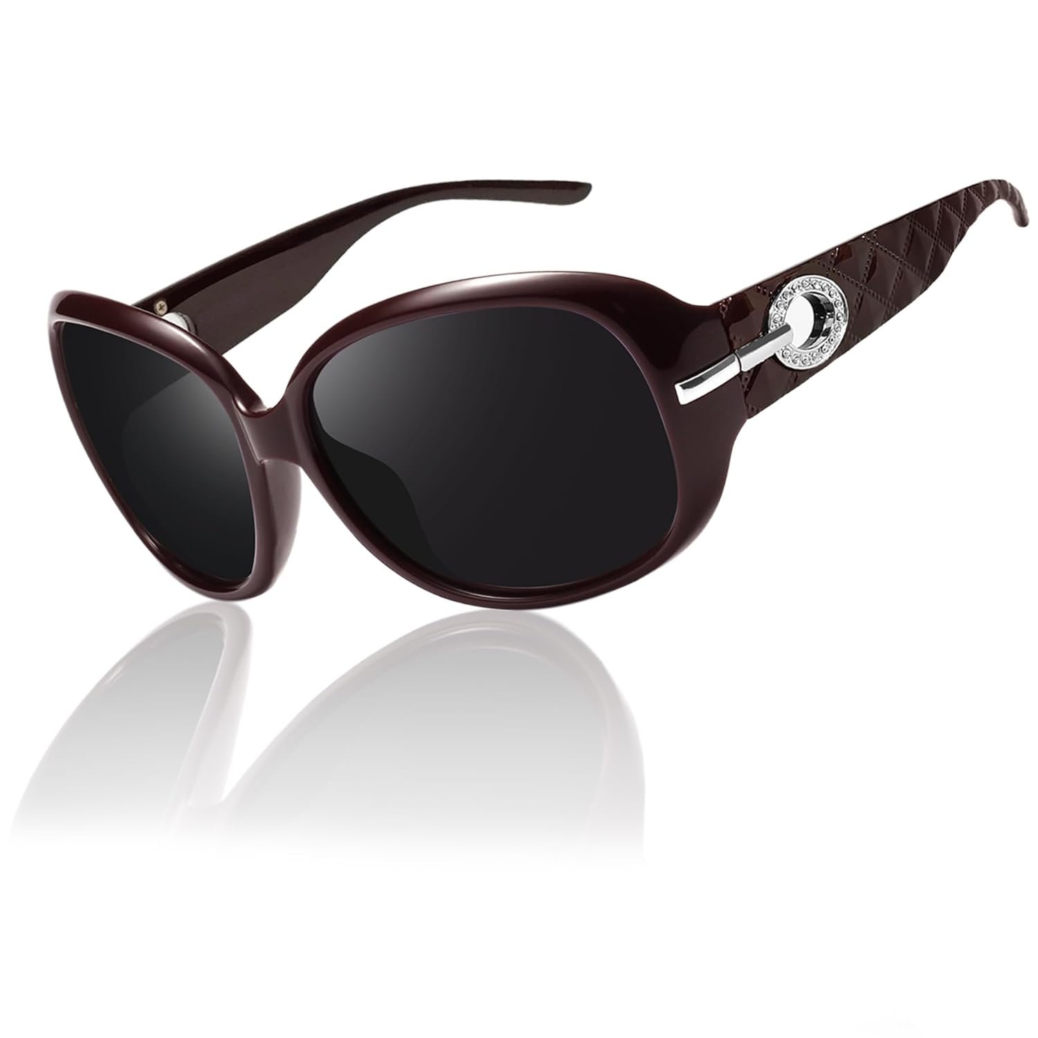 Joopin Polarised Sunglasses Womens Trendy Oversized Driving Ladies Sunglasses with UV Protection Big Rectangle Sun Glasses for Women