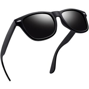 Joopin Square Polarised Sunglasses for Men Women UV Protection Unisex Retro Sunglasses Man for Driving Hiking Fishing Sports