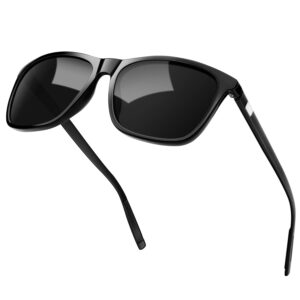 KANASTAL High Protection Polarised Sunglasses Al-Mg Alloy, Flexible Spring Hinge UV400 Protection for Men and Women