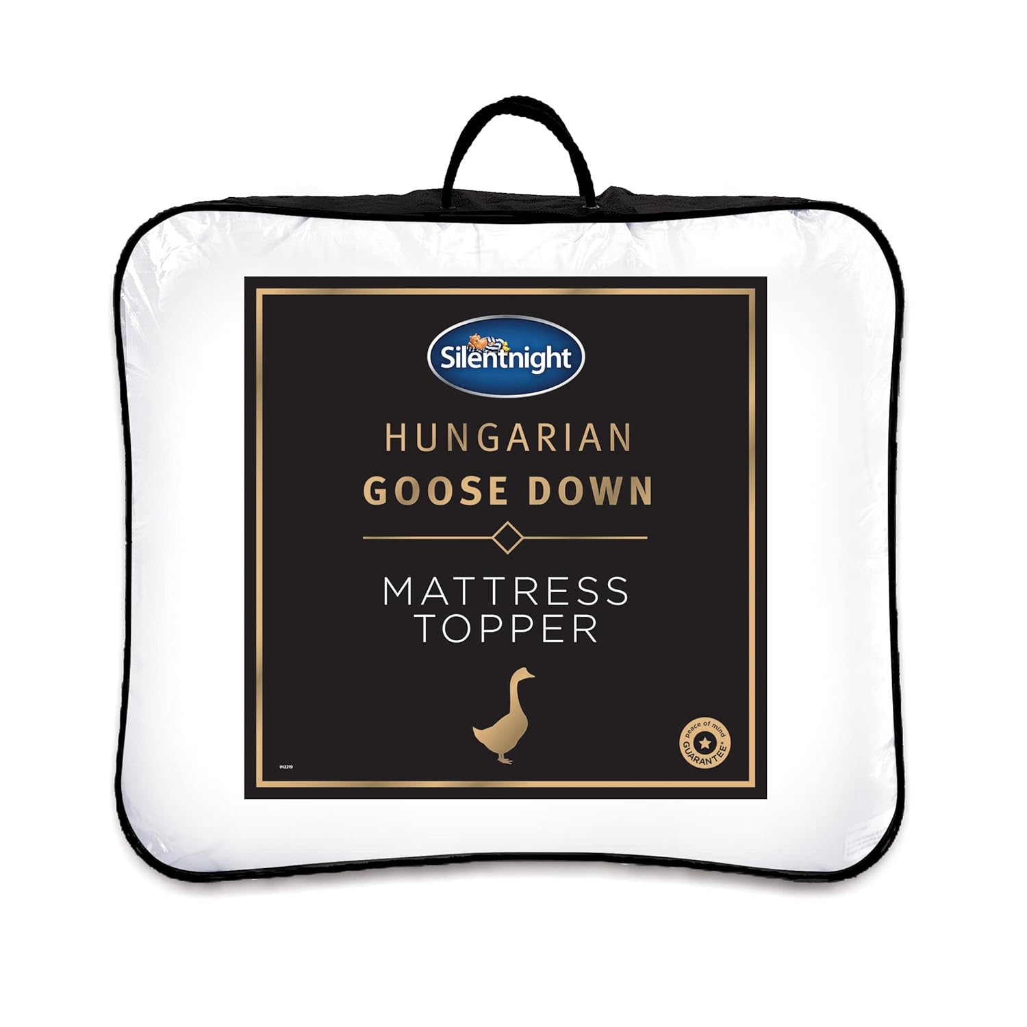 Silentnight Goose Feather and Down Mattress Topper Super King Bed - Luxury Hotel Quality Thick Soft Bed Topper with Hungarian Goose Filling and Pure Cotton Cover – Elasticated...