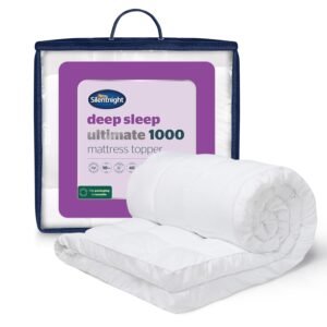 Silentnight Ultimate Deep Sleep Small Double Mattress Topper - Extra Thick Deep Luxury Mattress Enhancer Pad Protector Bed Topper Providing Ultimate Comfort - Small Double - 190...