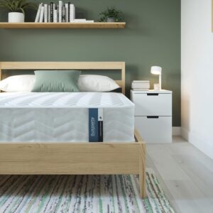 Summerby Sleep' No1. Coil Spring and Memory Foam Hybrid Mattress | King Size: 150cm x 200cm, White