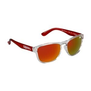 Superdry Rockstar 186 Clear Red Transparent Red Mirror