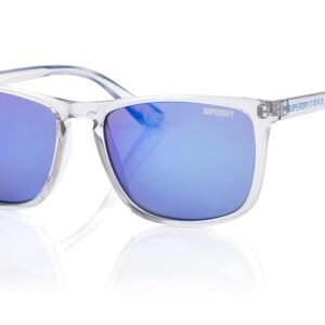 Superdry SDS SHOCKWAVE Sunglasses 153 Crystal Blue/Blue Mirror