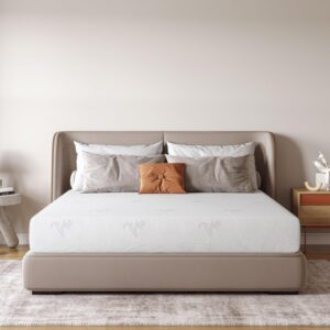 Vesgantti Single Mattress 7.5 Inch Memory Foam Mattress Medium Firm with Convoluted Foam and High-Density Foam - 90x190x19cm, CertiPUR-US Certified