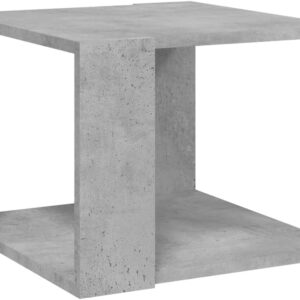 vidaXL Coffee Table Concrete Grey Engineered Wood Furniture Storage Cabinet