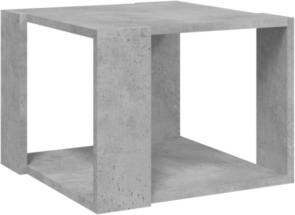 vidaXL Coffee Table Concrete Grey Engineered Wood Furniture Storage Cabinet