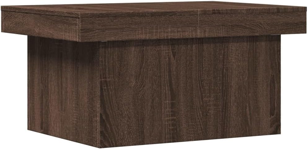 vidaXL Coffee Table in Brown Oak - Engineered Wood Lounge Table with Hidden Storage - 100x55x40 cm - Versatile for Living Room