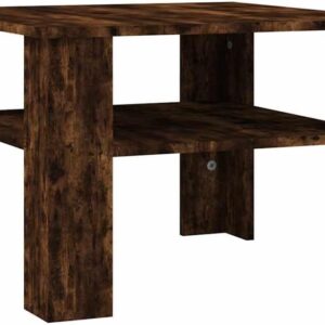 vidaXL Coffee Table Smoked Oak Engineered Wood Centre Accent End Tea