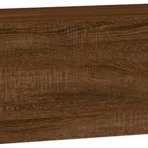 vidaXL Modern Coffee Table with Spacious Surface, Brown Oak, Engineered Wood - Perfect for Living Room, Lounge Area