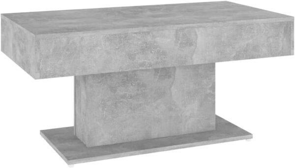 vidaXL Scandinavian Style Coffee Table in Concrete Grey - Compact, Stylish and Durable Living Room Furniture Piece