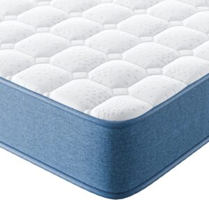 wowttrelax Double Mattress, 8 Inch Gel Memory Foam Hybrid Mattress with 7-Zone Orthopaedic Pocket Sprung, Hypoallergenic OEKO-TEX Certified, Medium Firm, 100-Night Trial...