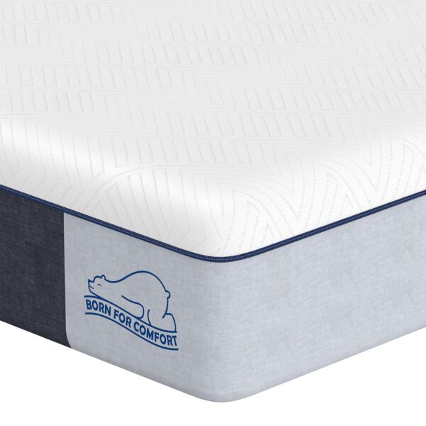 wowttrelax king size mattresses 5ft, 8 Inch memory foam mattresses, Medium Firm with Soft Fabric Fire Resistant Barrier, Removable cover king size bed mattress 150x200x20cm