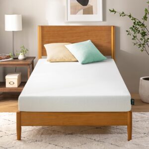 Zinus Memory Foam Mattress, White, 90 x 190 cm