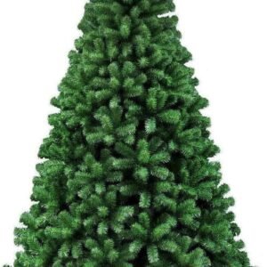 Abaseen 7ft Artificial Christmas Tree Xmas Pine Tree with 1200 Tips Solid Metal Legs Perfect for Indoor and Outdoor Holiday Decoration