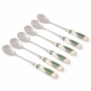 Spode Christmas Tree Tea Spoon, Set of 6 (Multicolor)